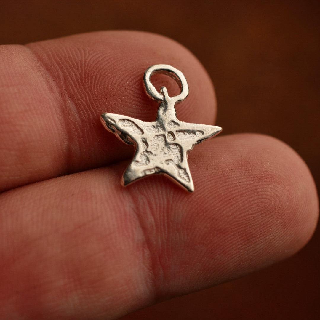 925er Silberanhänger „Stern“ – handgefertigter Boho-Talisman für Hoffnung, skulpturales Schmuckstück und Geschenk für Mutter, Tochter oder Freundin | Art Diva
