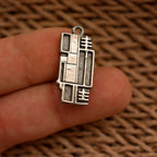 „Genesis“ – handgefertigter Anhänger aus 925er Silber, künstlerischer Skulpturenschmuck für einen Neuanfang im Boho- und rustikalen Stil | Art Diva