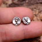 „Veilchen“-Ohrstecker aus 925er Silber – floraler Schmuck im Vintage-Stil | Art Diva
