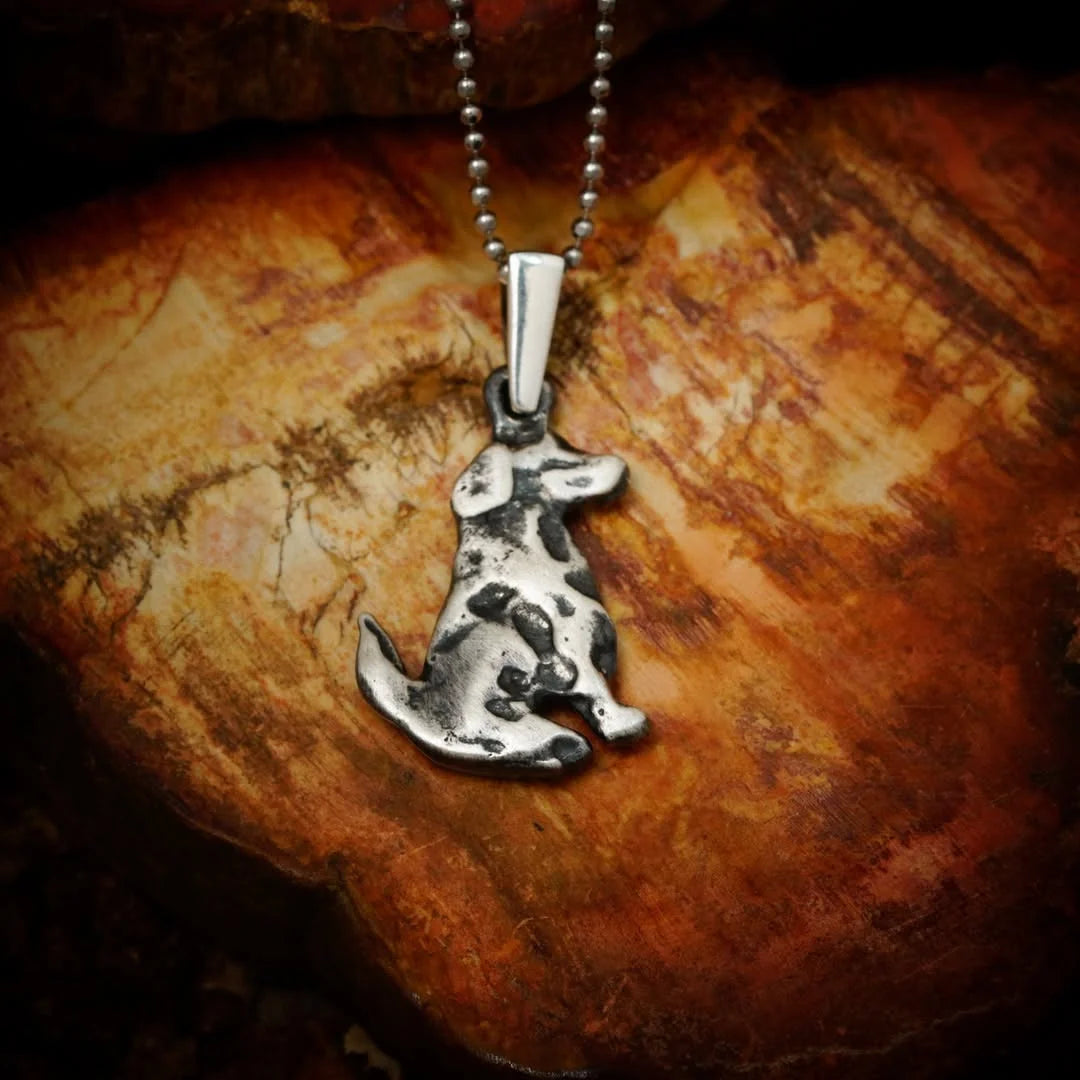 Hund – Anhänger aus 925er Silber | Symbol für Freundschaft und Verbundenheit | Art Diva