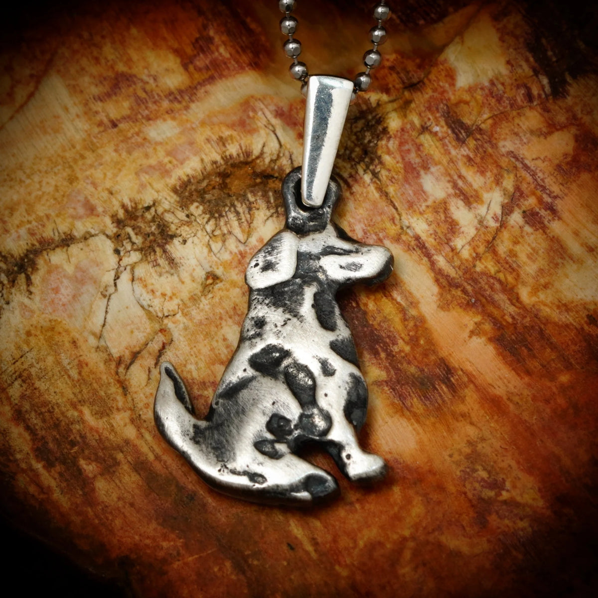 Hund – Anhänger aus 925er Silber | Symbol für Freundschaft und Verbundenheit | Art Diva